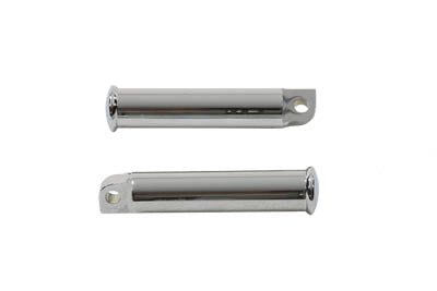 Wyatt Gatling Chrome Smooth Style Billet Footpeg Set