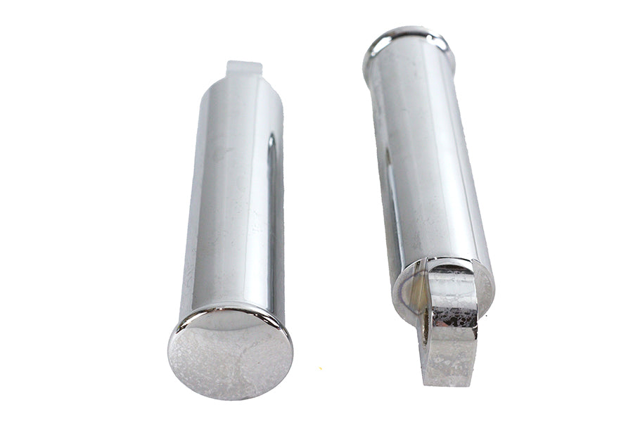Wyatt Gatling Chrome Smooth Style Billet Footpeg Set - additional view 2