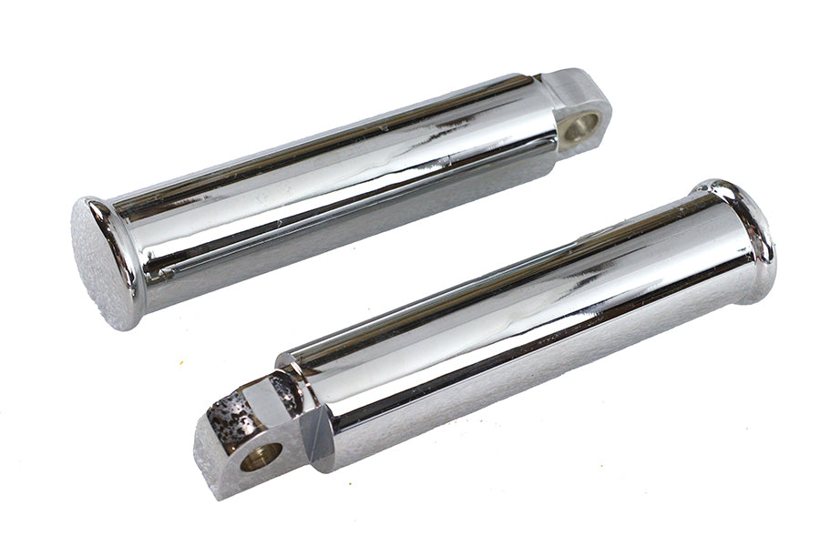 Wyatt Gatling Chrome Smooth Style Billet Footpeg Set - additional view 4