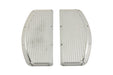 V-Twin Manufacturing Footboard Mat Set Chrome