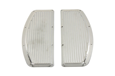 V-Twin Manufacturing Footboard Mat Set Chrome