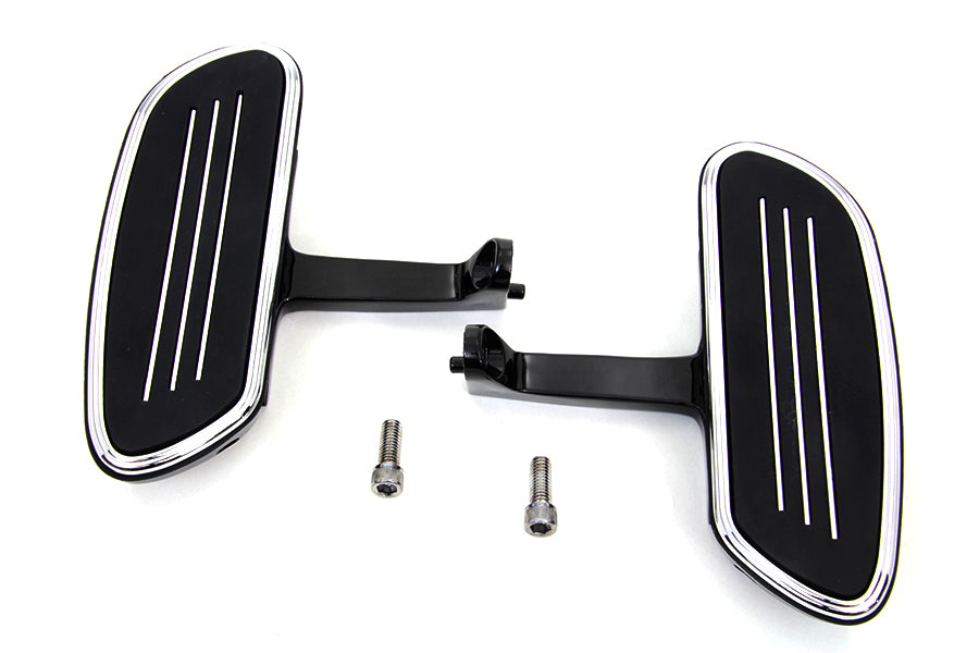 V-Twin Manufacturing Passenger Footboard Set with Streamliner Design