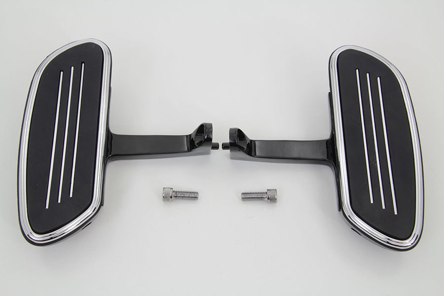 V-Twin Manufacturing Passenger Footboard Set with Streamliner Design - additional view 2
