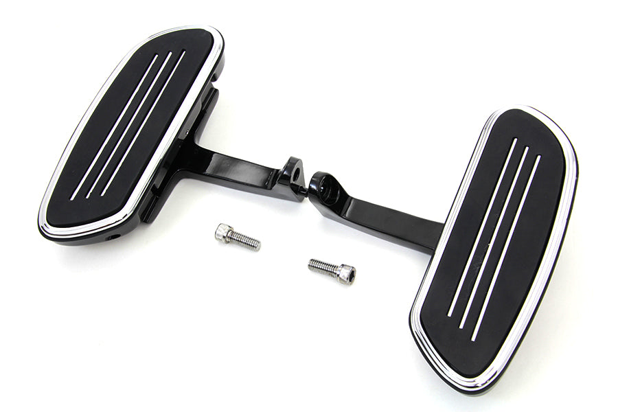 V-Twin Manufacturing Passenger Footboard Set with Streamliner Design - additional view 3