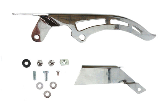 V-Twin Manufacturing Chrome Upper Rear Belt Guard