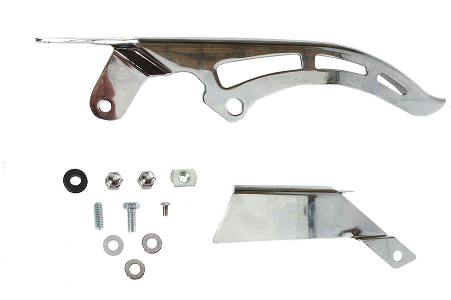 V-Twin Manufacturing Chrome Upper Rear Belt Guard