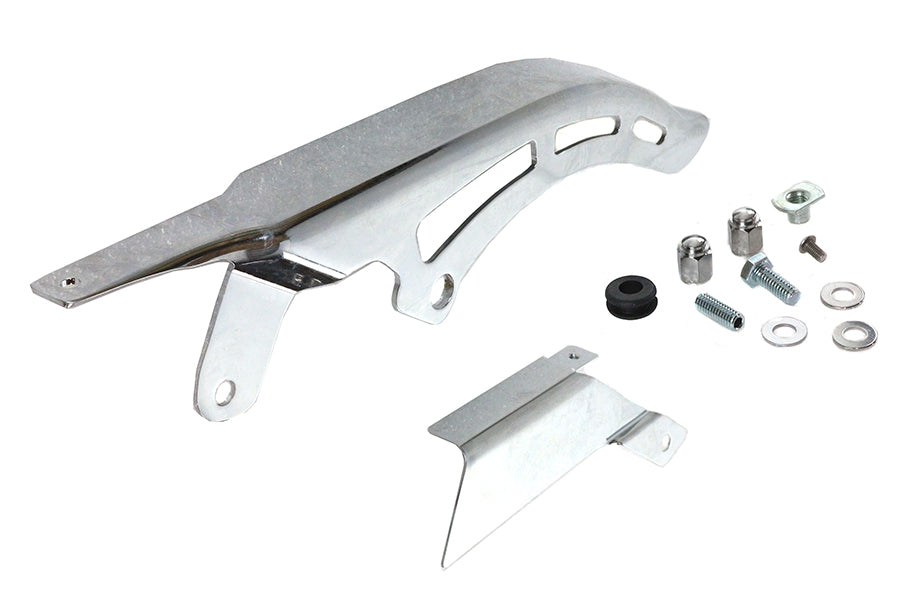 V-Twin Manufacturing Chrome Upper Rear Belt Guard - additional view 3