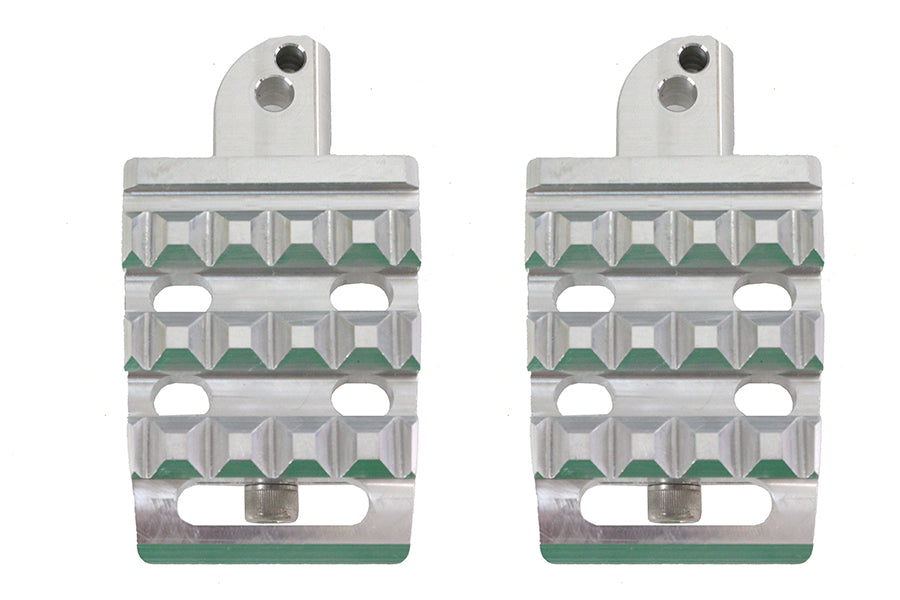 V-Twin Manufacturing Bronx Passenger Footpeg Set Chrome
