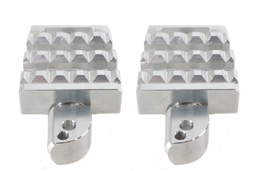 V-Twin Manufacturing Bronx Passenger Footpeg Set Chrome - additional view 4