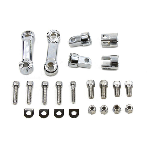 Driver Footpeg Mount Set Adjustable - Wyatt Gatling 17-0890 - Evolution 1984+