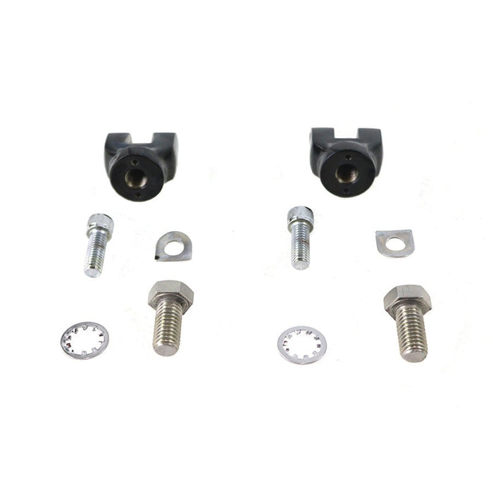 Mini Footpeg Clevis Set Black - V-Twin 27-1822