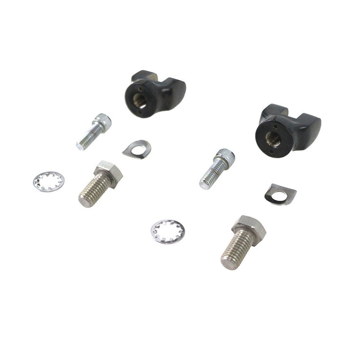 Mini Footpeg Clevis Set Black - V-Twin 27-1822