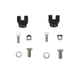 Mini Footpeg Clevis Set Black - V-Twin 27-1822