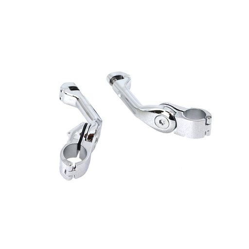 Adjustable Long Footpeg Mount Kit Chrome - V-Twin 27-1859 - Big Twin 0+