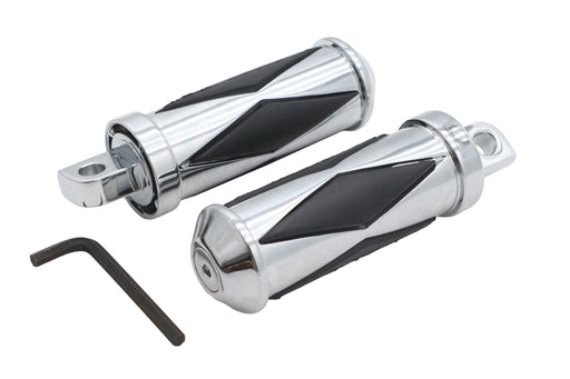 Ultima Diamond Driver Footpeg Set Chrome - additional view 2