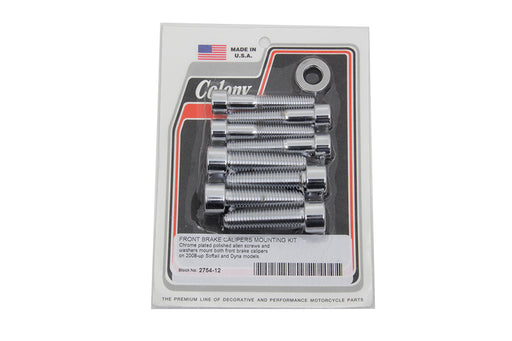 Colony Allen Mount Kit for Front Brake Caliper Chrome - additional view 2