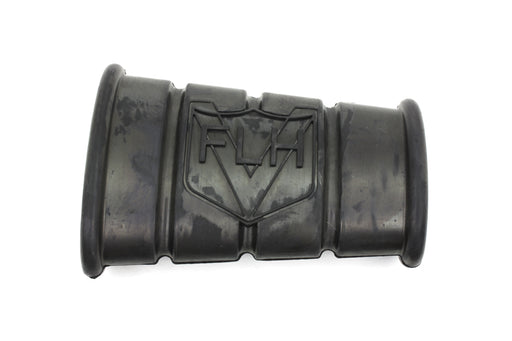 V-Twin Manufacturing Black Rubber Kick Starter Pedal With FLH Logo