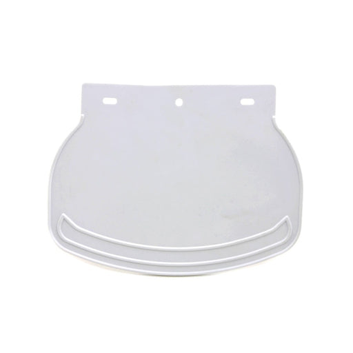 Mud Flap Rubber White Plain - V-Twin 28-0702 - Big Twin 0+