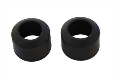 V-Twin Manufacturing 33mm Rubber Fork Boots Black