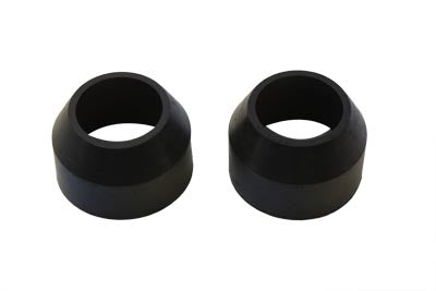 V-Twin Manufacturing 41mm Rubber Fork Boots Black