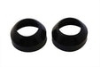 V-Twin Manufacturing 41mm Rubber Fork Boots Black