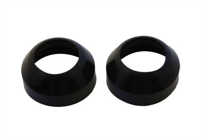 V-Twin Manufacturing 41mm Rubber Fork Boots Black
