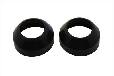 V-Twin Manufacturing 41mm Rubber Fork Boots Black