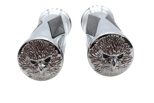 Ultima Ultima Diamond Style Grip Set with Chrome Eagle End Cap