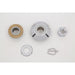 Front Axle Spacer Kit Smooth Style Chrome - V-Twin 2864-5 - OEM 43360-97 - Big Twin 1997-1999