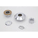 Front Axle Spacer Kit Smooth Style Chrome - V-Twin 2864-5 - OEM 43360-97 - Big Twin 1997-1999