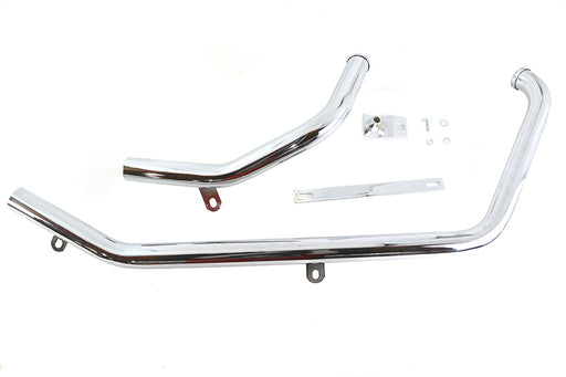 Paughco Exhaust Header Set Chrome