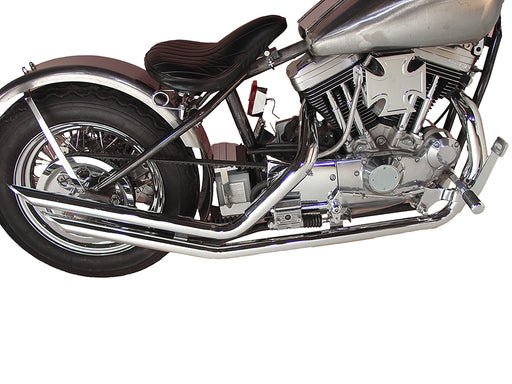 Paughco Exhaust Drag Pipe Set Slash Cut