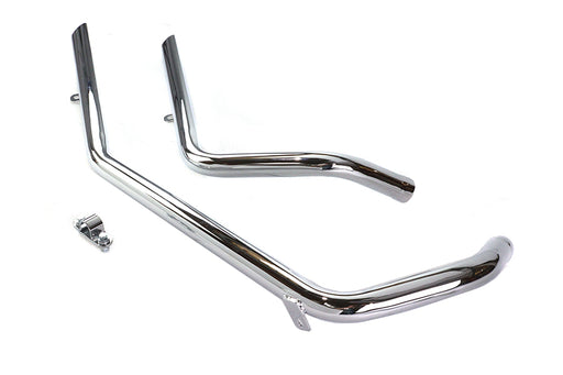 Paughco Exhaust Drag Pipe Set Slash Cut - additional view 2