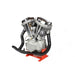 2 into 1 Black Exhaust Pipe Header Set - V-Twin 29-0178