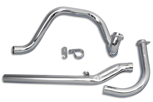 Paughco Dual Crossover Chrome Exhaust System