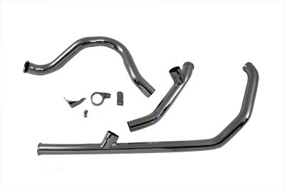 Paughco Dual Crossover Exhaust System Chrome