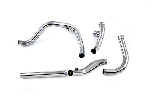 Paughco Dual Crossover Chrome Exhaust System