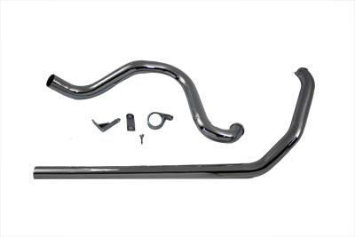 Paughco True Dual Exhaust Pipe System Chrome
