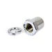 Front Axle Nut and Washer Kit Chrome Plated - V-Twin 2929-2 - OEM 43886-52 - Sportster 1952-1972