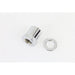 Front Axle Nut and Washer Kit Chrome Plated - V-Twin 2929-2 - OEM 43886-52 - Sportster 1952-1972