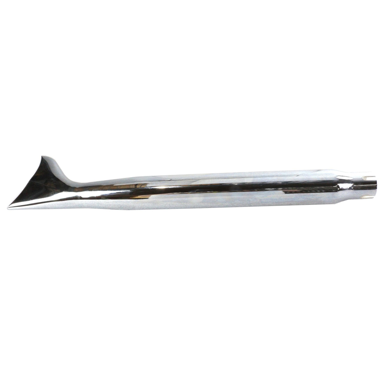 Chrome Tapered Fishtail Muffler 27",Y - V-Twin 30-0253 - Big Twin 0+