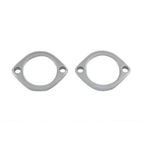 Exhaust Port Flange Chrome - V-Twin 30-0257 - OEM 65328-83