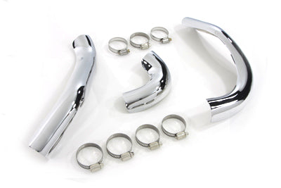 Paughco Dual Exhaust Pipe Heat Shield Set - additional view 2