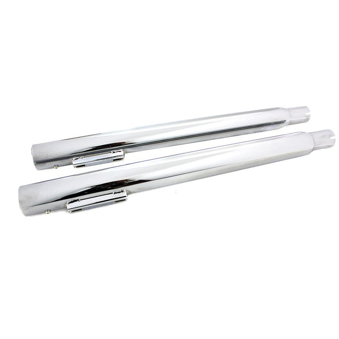 Dumper Exhaust Straight Pipe Set - Wyatt Gatling 08-6147 - Big Twin 1995-2016