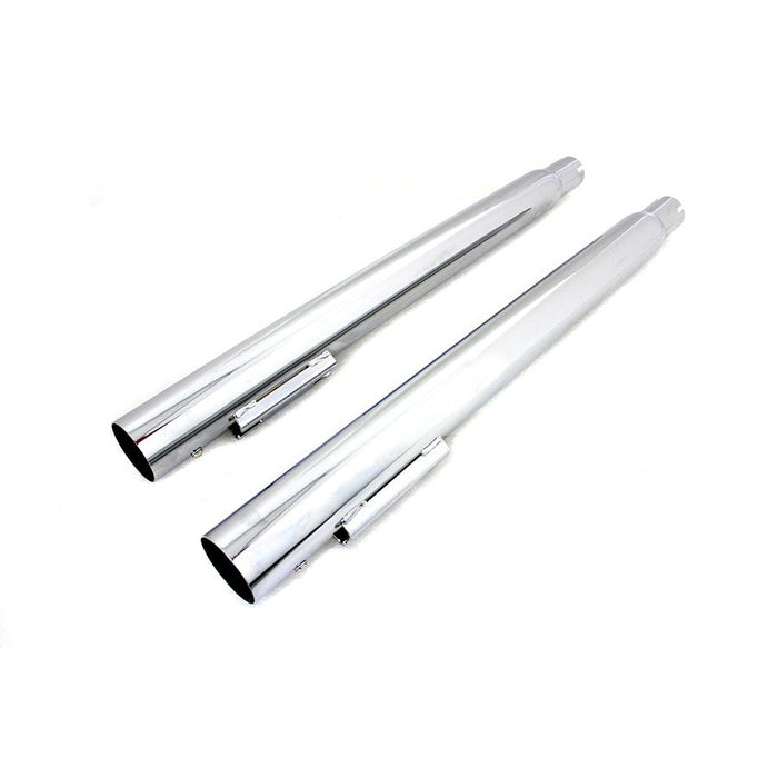 Dumper Exhaust Straight Pipe Set - Wyatt Gatling 08-6147 - Big Twin 1995-2016