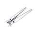 Dumper Exhaust Straight Pipe Set - Wyatt Gatling 08-6147 - Big Twin 1995-2016