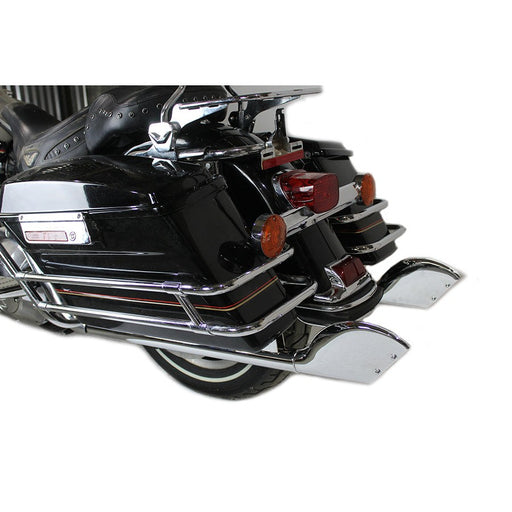 Batique Style Exhaust Tube Set Chrome - V-Twin 30-0442 - Big Twin 1995-2016