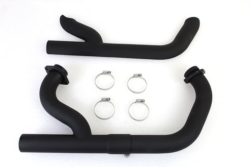 V-Twin Manufacturing 2:1 Siamese Exhaust Header Set Black