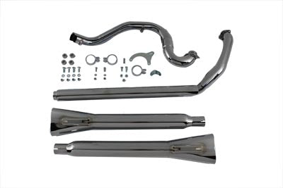 V-Twin Manufacturing Crossover Exhaust Header and Muffler Kit