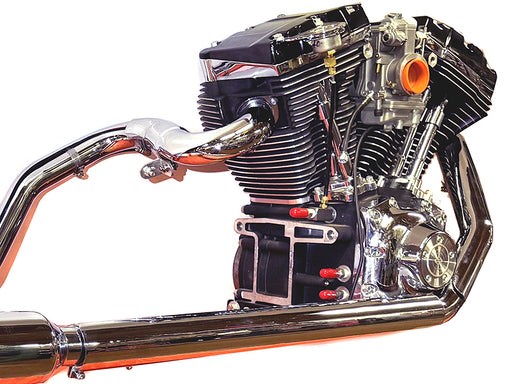 V-Twin Manufacturing Touring Crossover Exhaust Header System Chrome - additional view 2